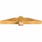 Ekena Millwork Eugene Rough Sawn Timber Gable Bracket, Western Red Cedar, 36"W x 6"H x 4"D x 4"F, 4/12 Pitch GBW036X06X0404EUG00RWR - alternate 2
